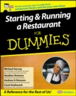 Starting and Running a Restaurant For Dummies, UK Edition - Book