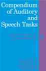Compendium of Auditory and Speech Tasks : Children's Speech and Literacy Difficulties 4 - eBook