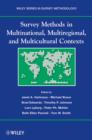 Survey Methods in Multinational, Multiregional, and Multicultural Contexts - eBook