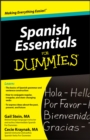 Spanish Essentials For Dummies - Book