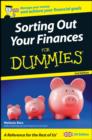 Sorting Out Your Finances For Dummies - Book
