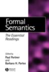 Formal Semantics : The Essential Readings - eBook