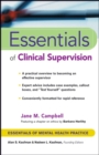 Essentials of Clinical Supervision - Book