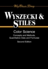 Color Science : Concepts and Methods, Quantitative Data and Formulae - Book