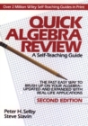 Quick Algebra Review : A Self-Teaching Guide - Book