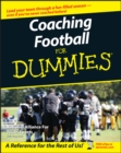 Coaching Football For Dummies - Book
