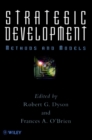 Strategic Development : Methods and Models - Book