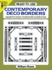 Ready-to-Use Contemporary Deco Borders - Book
