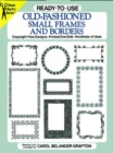 Ready-to-Use Old-Fashioned Small Frames and Borders - Book