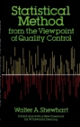 Statistical Method from the Viewpoint of Quality Control - Book