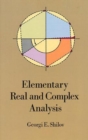Elementary Real and Complex Analysis - Book