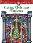 Creative Haven Vintage Christmas Windows Coloring Book - Book