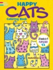 Happy Cats Coloring Book/Happy Cats Color by Number : 2 Books in 1/Flip and See! - Book
