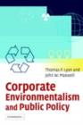 Corporate Environmentalism and Public Policy - eBook