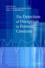 Detection of Deception in Forensic Contexts - eBook