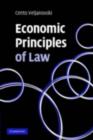 Economic Principles of Law - eBook