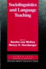 Sociolinguistics and Language Teaching - eBook