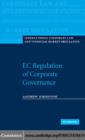 EC Regulation of Corporate Governance - eBook
