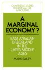 A Marginal Economy? : East Anglian Breckland in the Later Middle Ages - Book