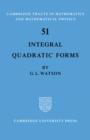 Integral Quadratic Forms - Book