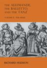 The Allemande and the Tanz - Book