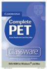 Complete PET Classware DVD-ROM - Book