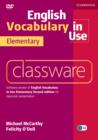 English Vocabulary in Use Elementary Classware - Book