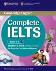 Complete IELTS Bands 4–5 Student's Book without Answers with CD-ROM - Book