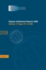 Dispute Settlement Reports 2008: Volume 2, Pages 511-806 - Book