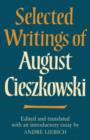 Selected Writings of August Cieszkowski - Book