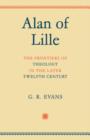 Alan of Lille : The Frontiers of Theology in the Later Twelfth Century - Book