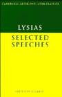 Lysias: Selected Speeches - Book