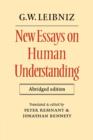 New Essays on Human Understanding Abridged edition - Book