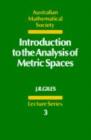 Introduction to the Analysis of Metric Spaces - Book