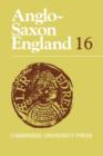 Anglo-Saxon England: Volume 16 - Book