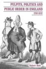 Pulpits, Politics and Public Order in England, 1760-1832 - Book