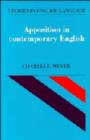 Apposition in Contemporary English - Book