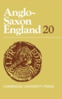Anglo-Saxon England: Volume 20 - Book