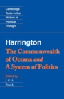 Harrington: 'The Commonwealth of Oceana' and 'A System of Politics' - Book