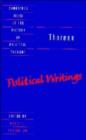 Thoreau: Political Writings - Book