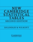 New Cambridge Statistical Tables - Book