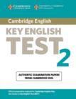Cambridge Key English Test 2 Student's Book : Examination Papers from the University of Cambridge ESOL Examinations - Book