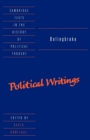Bolingbroke: Political Writings - Book