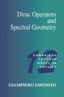 Dirac Operators and Spectral Geometry - Book