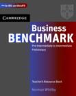 Business Benchmark Pre-Intermediate to Intermediate Teacher's Resource Book - Book