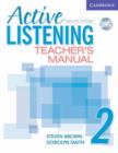 Active Listening 2 Teacher's Manual with Audio CD - Book