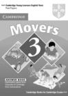 Cambridge Young Learners English Tests Movers 3 Answer Booklet : Examination Papers from the University of Cambridge ESOL Examinations - Book