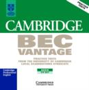 Cambridge BEC Vantage Audio CD Set (2 CDs) : Practice Tests from the University of Cambridge Local Examinations Syndicate - Book