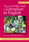 The Cambridge Guide to Literature in English - Book