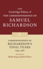 Correspondence of Richardson's Final Years (1755-1761) - Book